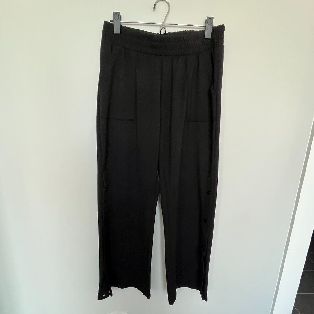 Happily Grey Black Athleisure Warm Up Pants XL